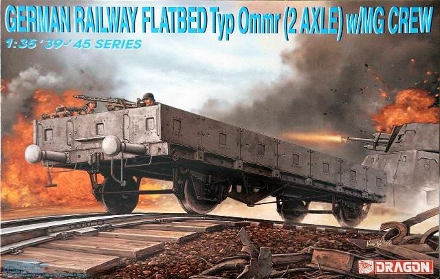 010 - Dragon - 6085 - Gondola Ommr Typ 52 with HMG Team - primary image