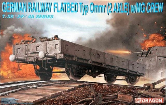 010 - Dragon - 6085 - Gondola Ommr Typ 52 with HMG Team - primary image