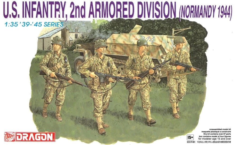 010 - Dragon - 6120 - United States 2nd Armored Division Infantry (Normandy 1944) - primary image