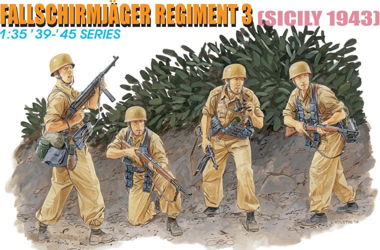 010 - Dragon - 6195 - German Fallschirmjäger (Sicily 1943) - primary image
