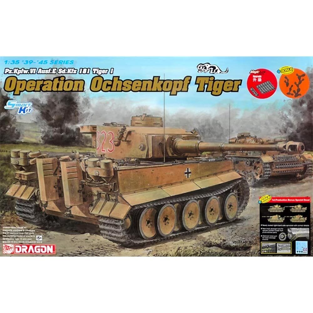 010 - Dragon - 6328 - Pz.Kpfw. VI Ausf. H Tiger I (Operation Ochsenkopf 1943) - primary image