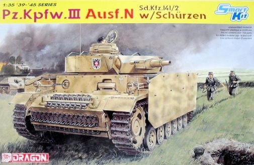 010 - Dragon - 6474 - Pz.Kpfw. III Ausf. N  with Schürzen - primary image