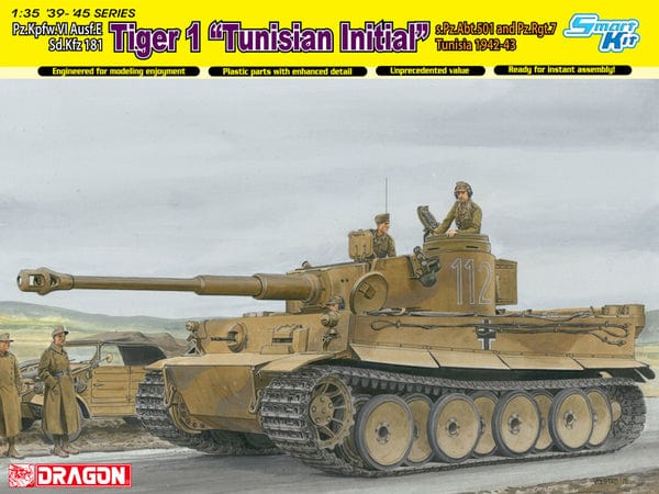 010 - Dragon - 6608 - Pz.Kpfw. VI Ausf. H Tiger I (Tunisia 1942-43) - primary image