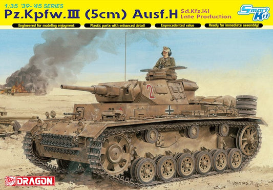 010 - Dragon - 6642 - Pz.Kpfw. III Ausf. H (late) - primary image