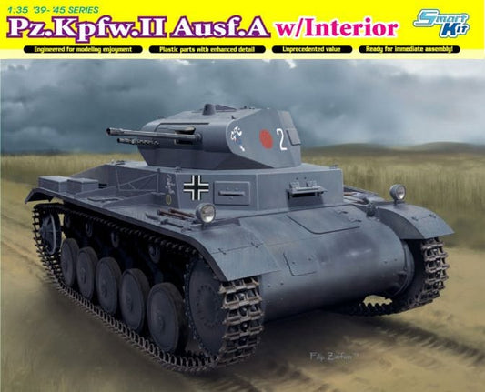 010 - Dragon - 6687 - Pz.Kpfw. II Ausf. A with Interior - primary image