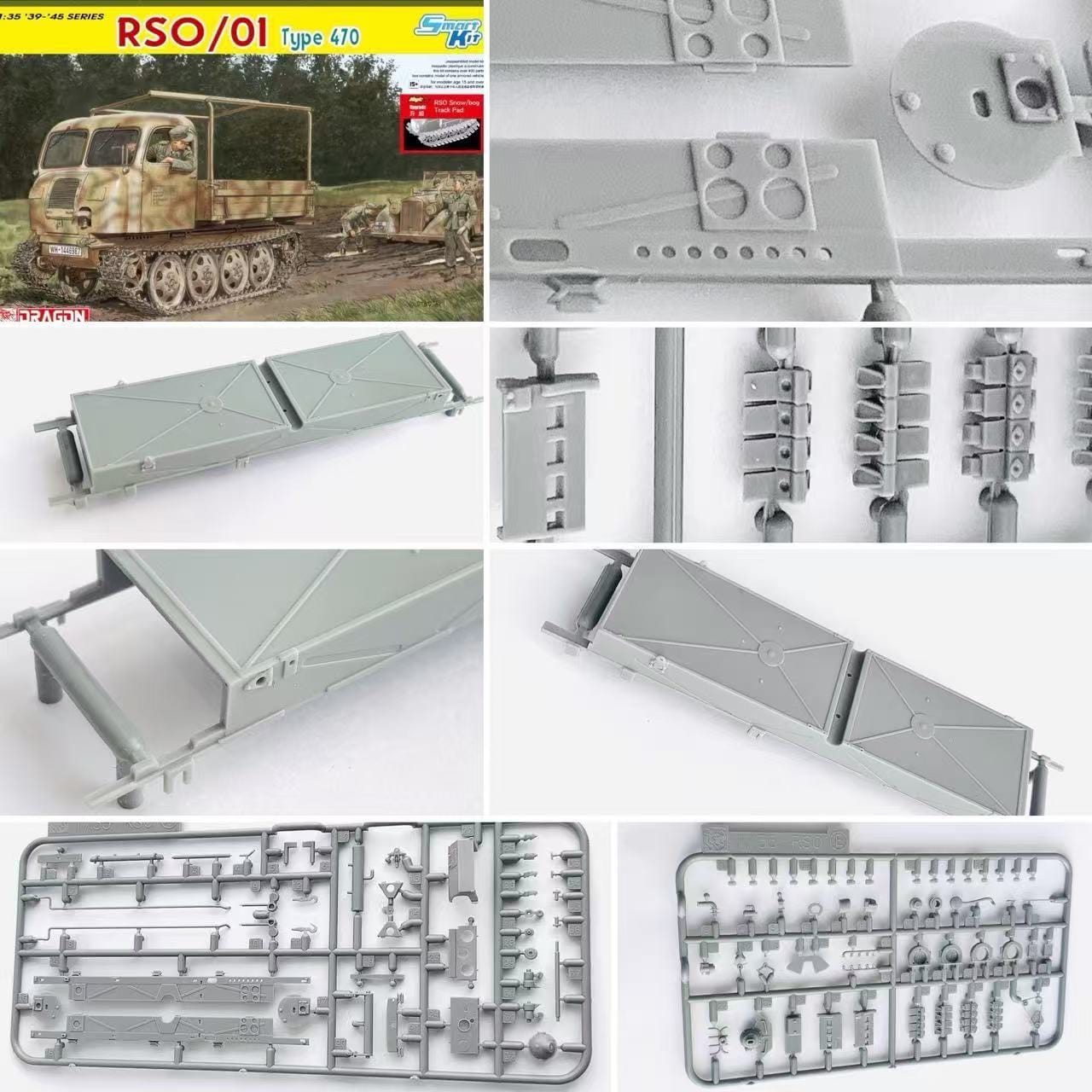 202 - Dragon - 6691 - Steyr RSO/01 - sprue