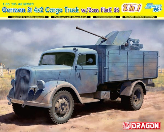 010 - Dragon - 6828 - Opel Blitz 3.6-36S (2cm Flak 38) - primary image