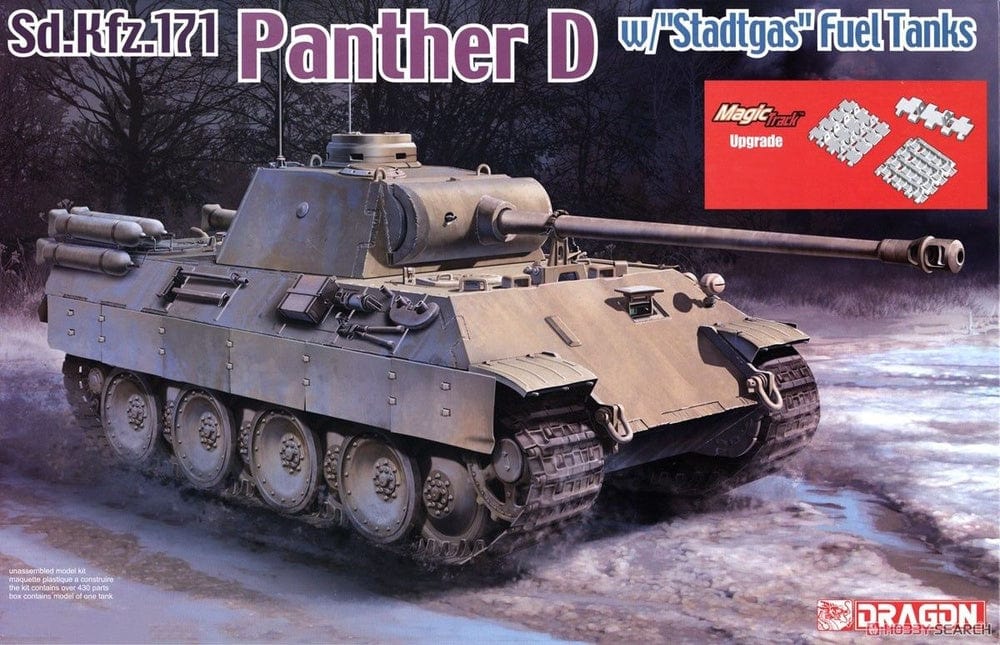 010 - Dragon - 6881 - Pz.Kpfw. V Panther Ausf. D with Stadtgas Fuel Tank - primary image