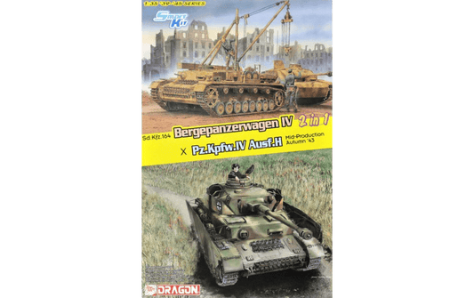 010 - Dragon - 6951 - Pz.Kpfw. IV Ausf. H (mid) / Bergepanzer IV - primary image