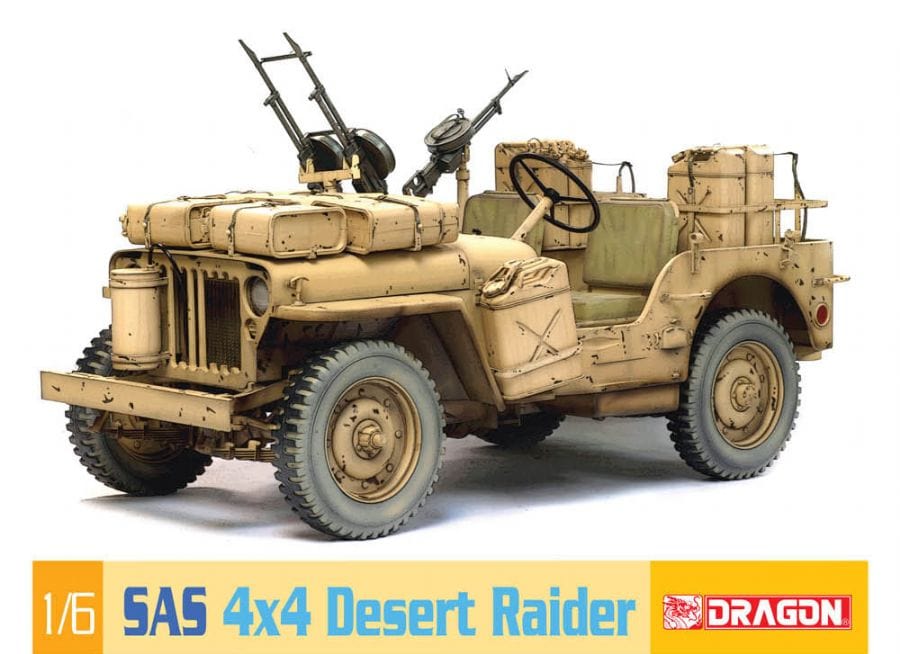 010 - Dragon - 75038 - SAS Willys MB ¼-ton 4x4 Jeep Desert Raider - primary image