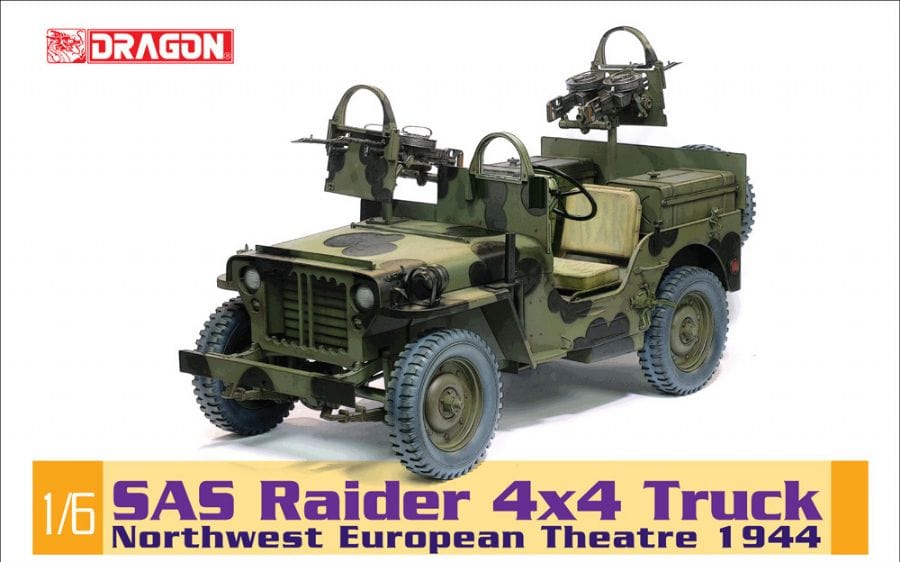 010 - Dragon - 75042 - SAS Willys MB ¼-ton 4x4 Jeep (NW Europe 1944) - primary image