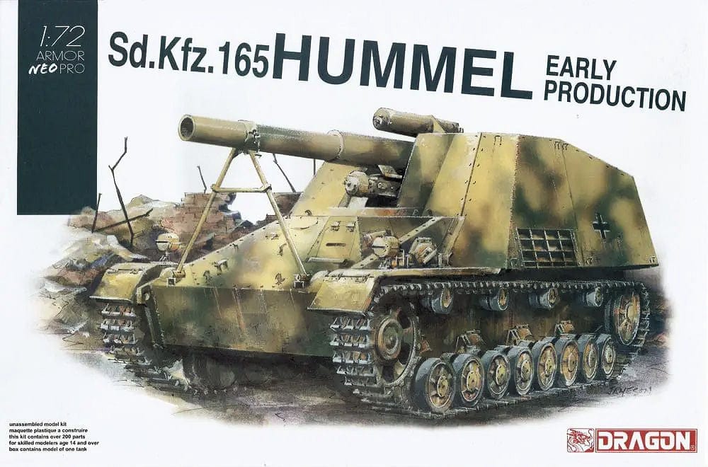010 - Dragon - 7627 - Sd.Kfz. 165 Hummel (early) - primary image