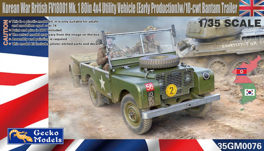 010 - Land Rover FV18001 Mk 1 80in 4x4 with Bantam Trailer - primary image