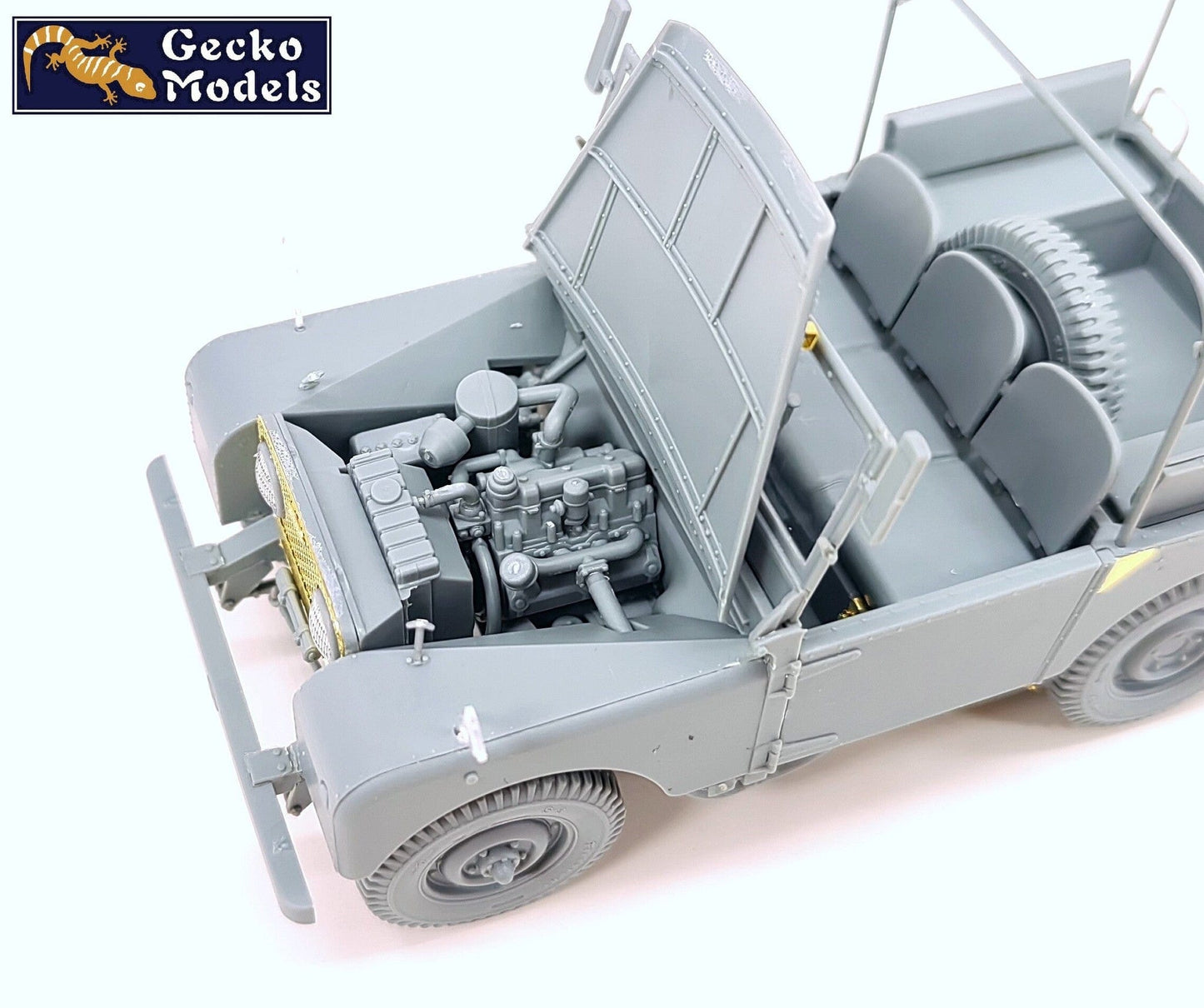 613 - Gecko Models - 35GM0077 - Land Rover FV18001 Mk 1 80in 4x4 (late) - unpainted model