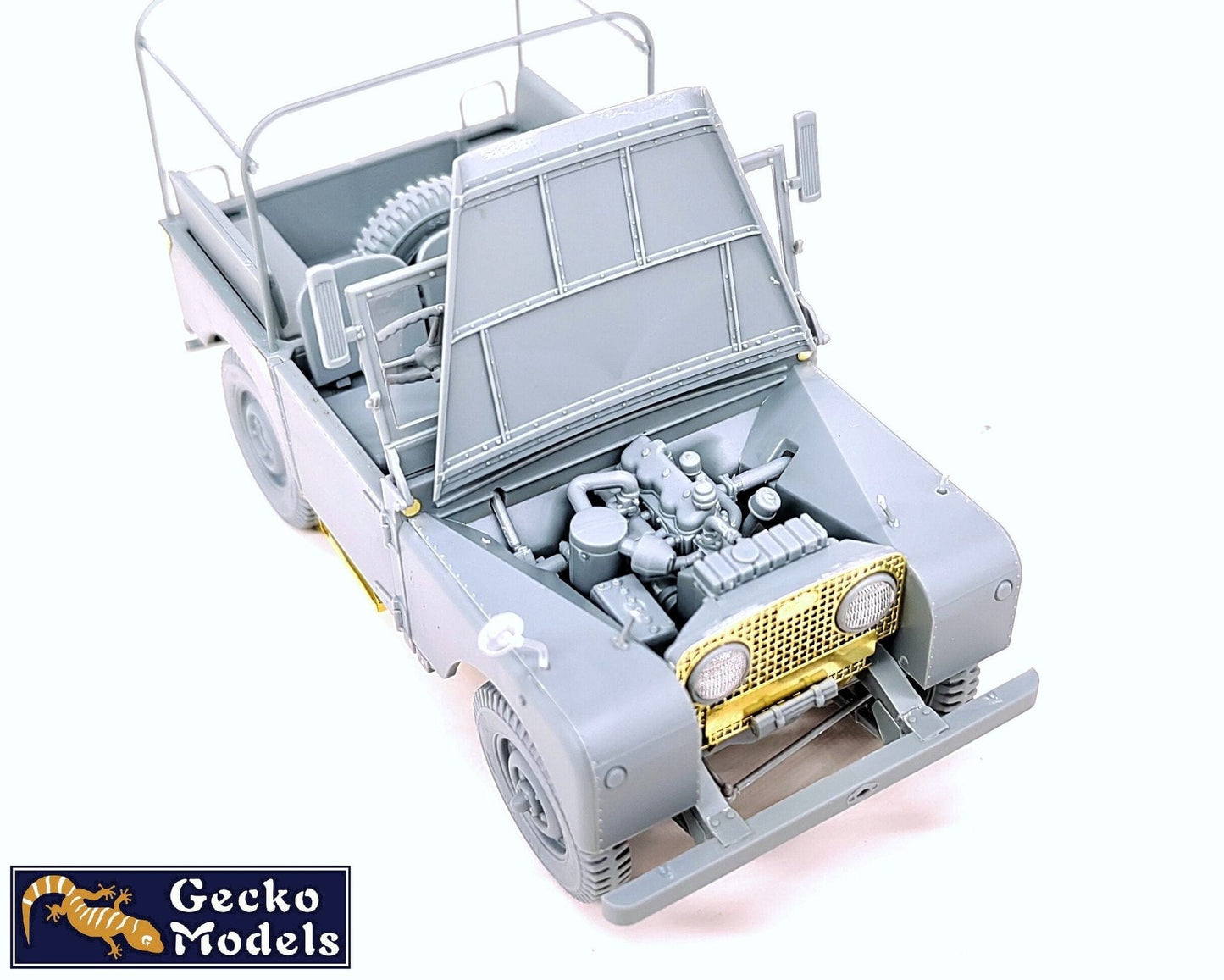 618 - Gecko Models - 35GM0077 - Land Rover FV18001 Mk 1 80in 4x4 (late) - unpainted model