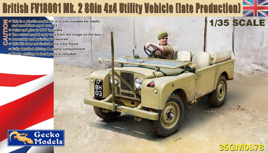 010 - Gecko Models - 35GM0078 - Land Rover FV18001 Mk 2 80in 4x4 (late) - primary image