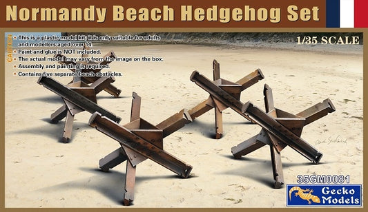 010 - Normandy Beach Hedgehog Set - primary image