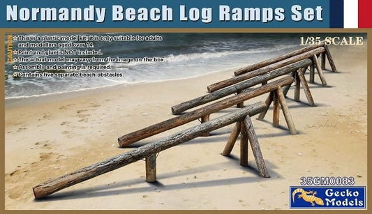 010 - Normandy Beach Log Ramps Set - primary image