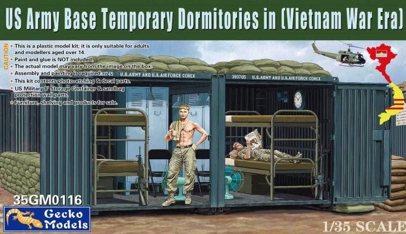 010 - Gecko Models - 35GM0116 - United States Army Base Temporary Dorms - primary image