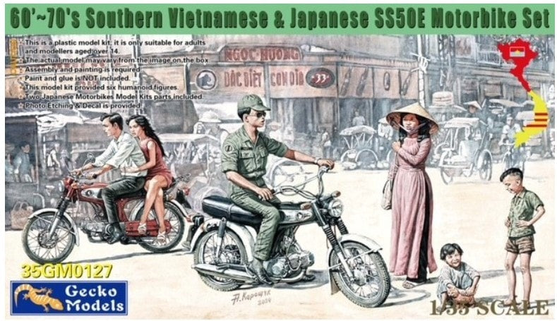 010 - Honda Benly SS50E and Vietnamese Civilians - primary image