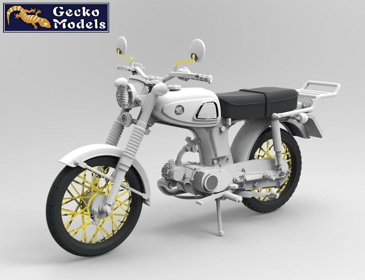 500 - Gecko Models - 35GM0133 - 60s-70s South Vietnam Motorcycles and Bicycle - digital model