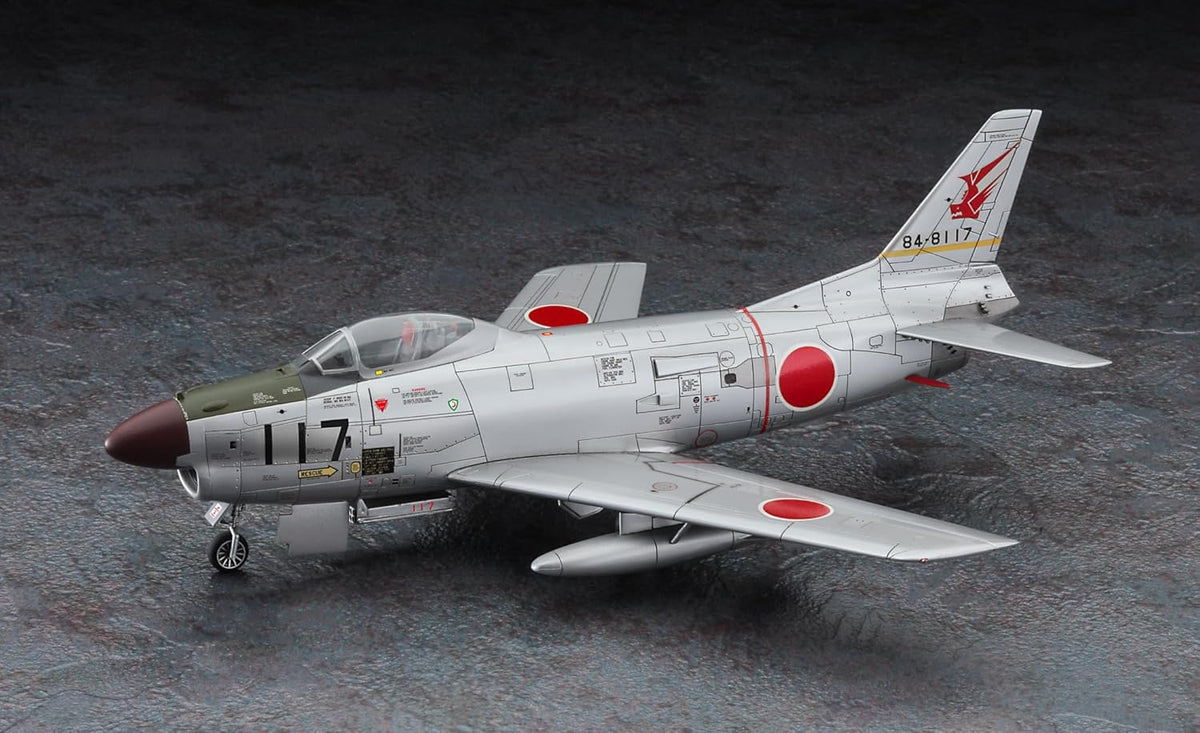 701 - Hasegawa - E49 - North American F-86D Sabre Dog - painted model