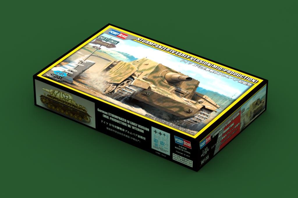 010 - HobbyBoss - 80135 - Sturmpanzer IV Brummbär (mid) - primary image