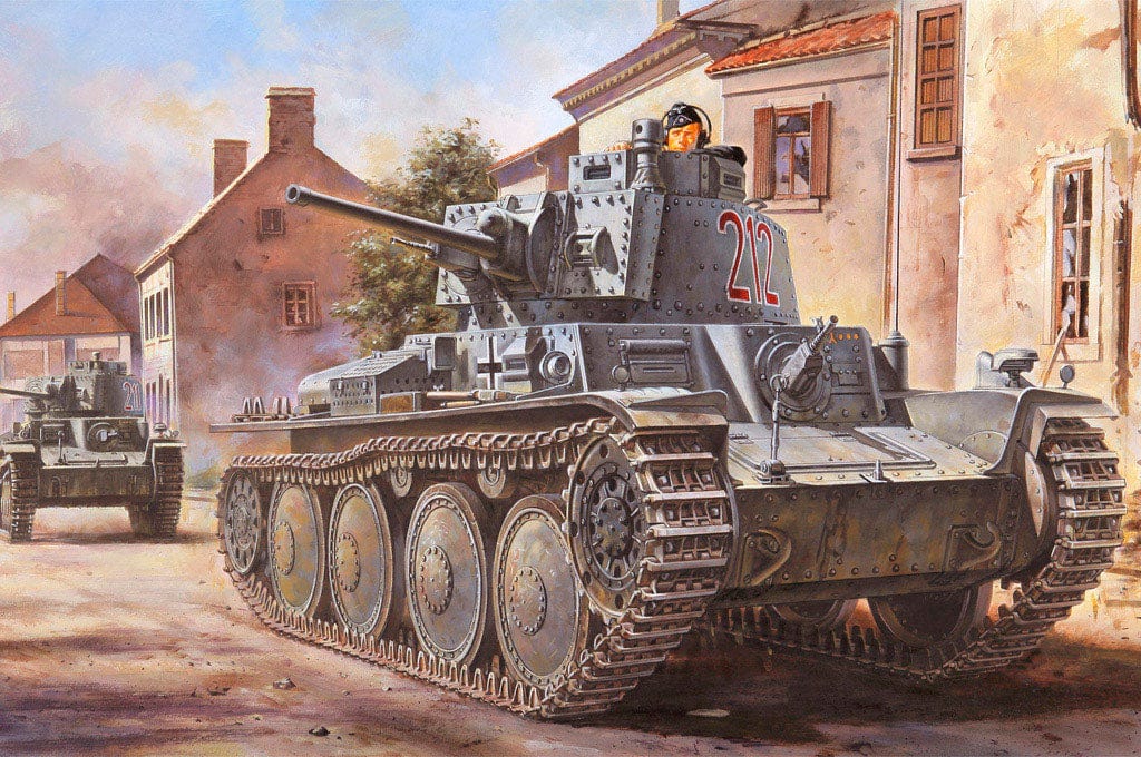 190 - - - Pz.Kpfw. 38(t) Ausf. B / Pz.BfWg. 38(t) Ausf. B - box art
