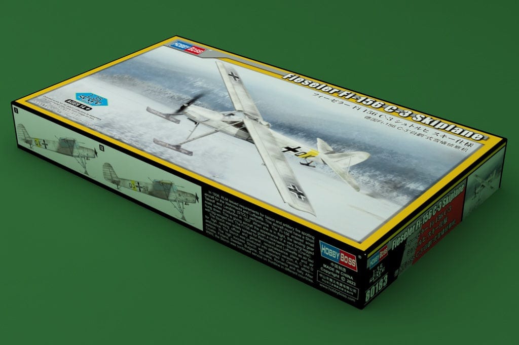 010 - HobbyBoss - 80183 - Fieseler Fi 156 C-3 Storch Skiplane - primary image