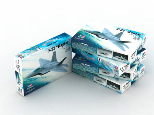 010 - HobbyBoss - 80210 - Lockheed Martin F-22A Raptor - primary image