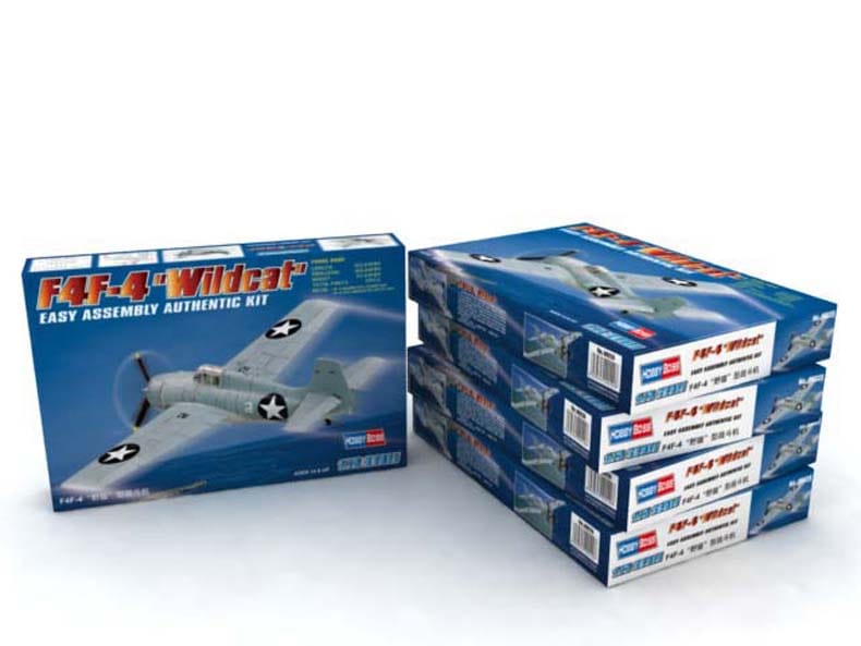 010 - HobbyBoss - 80220 - Grumman F4F-4 Wildcat - primary image