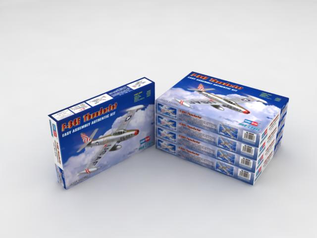 010 - HobbyBoss - 80246 - Republic F-84E Thunderjet - primary image