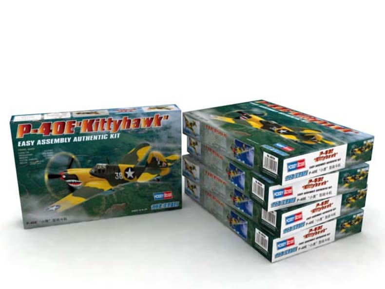 010 - HobbyBoss - 80250 - Curtiss P-40E Warhawk - primary image
