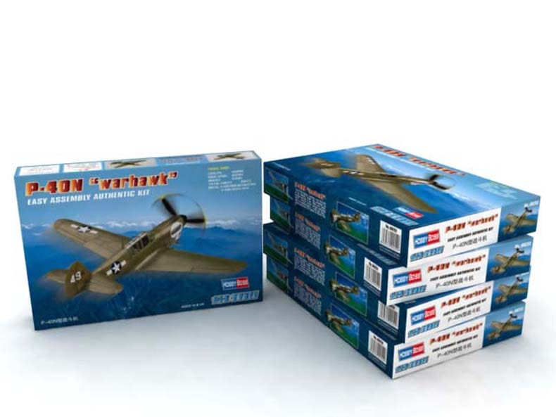 010 - HobbyBoss - 80252 - Curtiss P-40N Warhawk - primary image