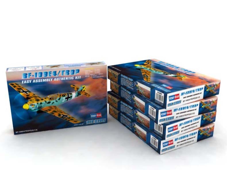 010 - HobbyBoss - 80261 - Messerschmitt Bf 109 E-4 (trop) - primary image