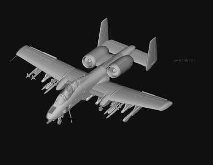 502 - HobbyBoss - 80324 - Fairchild Republic YA-10B N/AW Thunderbolt II - digital model