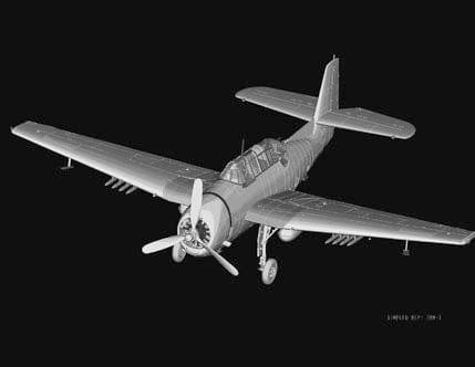 500 - HobbyBoss - 80325 - Grumman TBM-3 Avenger - digital model