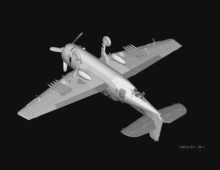 501 - HobbyBoss - 80325 - Grumman TBM-3 Avenger - digital model