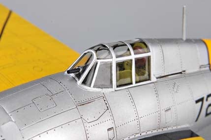 700 - HobbyBoss - 80326 - Grumman F4F-3 Wildcat (early) - painted model
