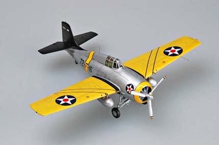 701 - HobbyBoss - 80326 - Grumman F4F-3 Wildcat (early) - painted model
