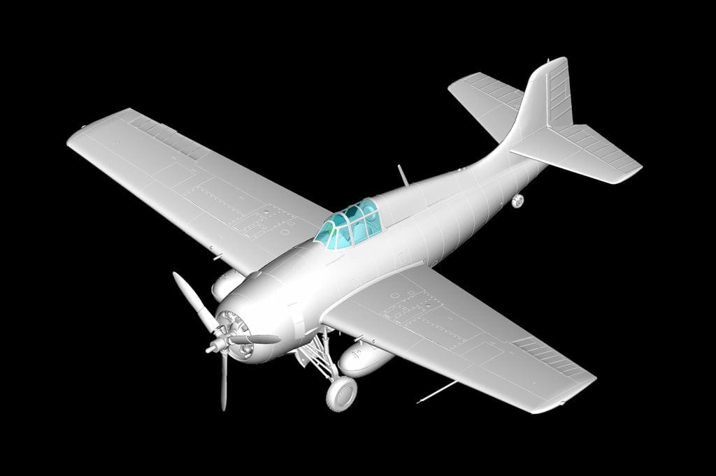 500 - HobbyBoss - 80327 - Grumman F4F-3 Wildcat (late) - digital model