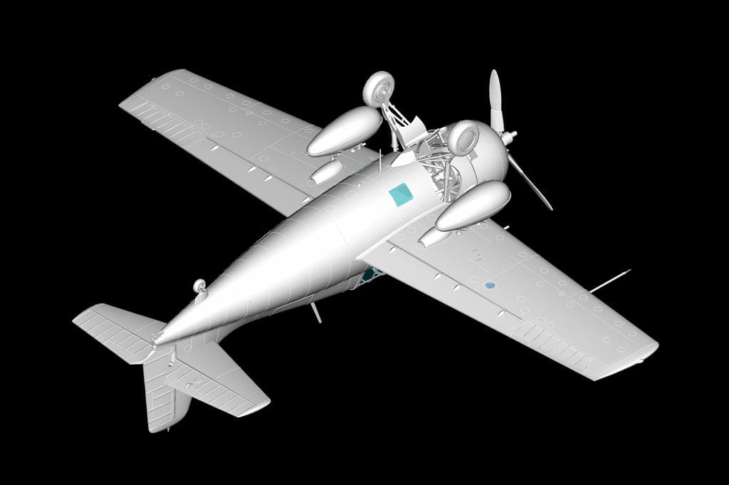 501 - HobbyBoss - 80327 - Grumman F4F-3 Wildcat (late) - digital model