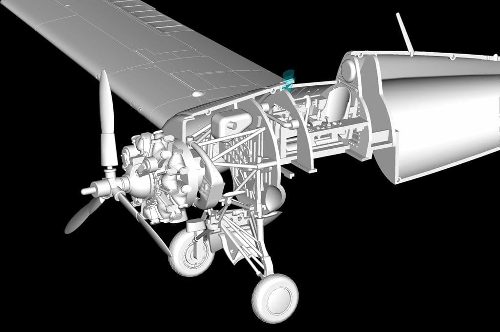 506 - HobbyBoss - 80328 - Grumman F4F-4 Wildcat - digital model