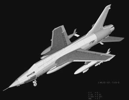501 - HobbyBoss - 80333 - Republic F-105G Thunderchief - digital model