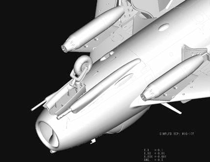 503 - HobbyBoss - 80334 - Mikoyan-Gurevich MiG-17F Fresco C - digital model