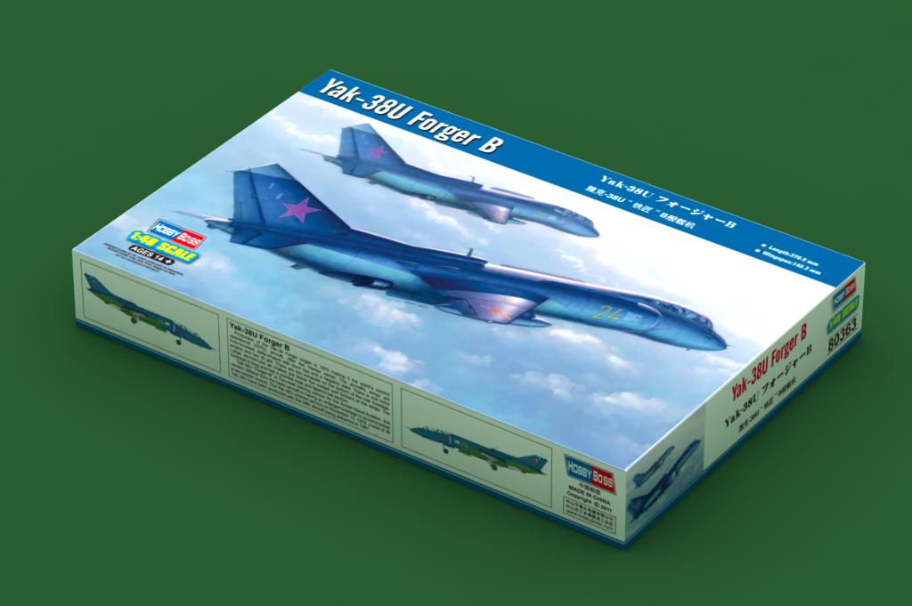 010 - HobbyBoss - 80363 - Yakovlev Yak-38U Forger B - primary image