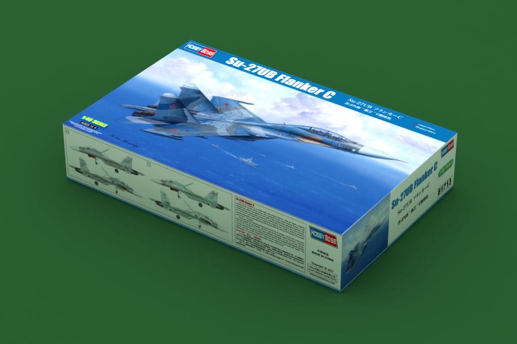 151 - HobbyBoss - 81713 - Sukhoi Su-27UB Flanker C - box art