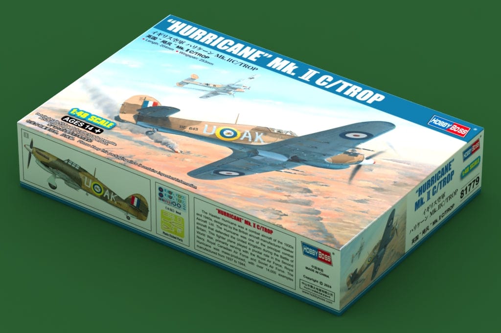010 - HobbyBoss - 81779 - Hawker Hurricane Mk IIC (trop) - primary image