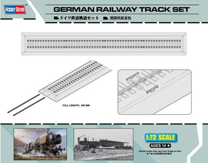 010 - HobbyBoss - 82902 - German Railway Track set - primary image