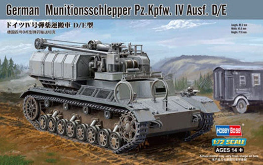 010 - HobbyBoss - 82907 - Pz.Kpfw. IV Ausf. D/E Munitionsträger for Mörser Karl-Gerät - primary image